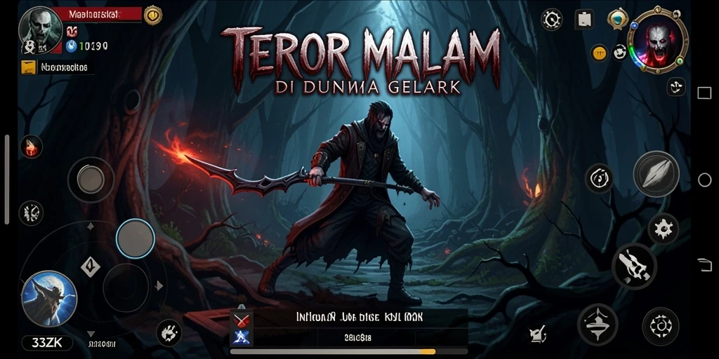 Screenshot 33ZK menampilkan suasana menegangkan dan mencekam.