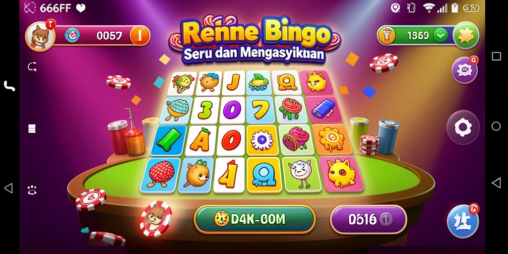 Tampilan gameplay menarik dari permainan Bingo 666FF