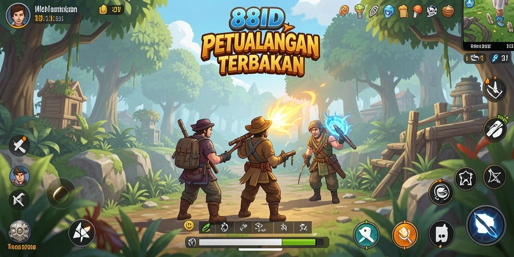 Tangkapan layar 88ID menampilkan petualangan terbuka yang seru.