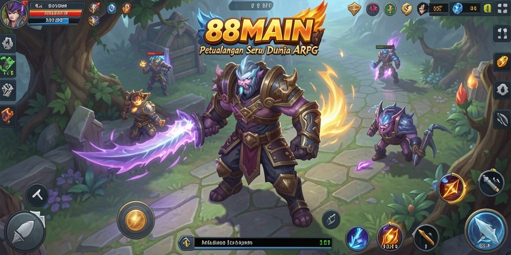 Tampilan gameplay seru di dunia 88MAIN.