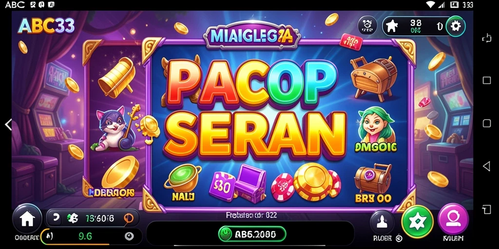 Tampilan gameplay menarik dari permainan Slot ABC33.