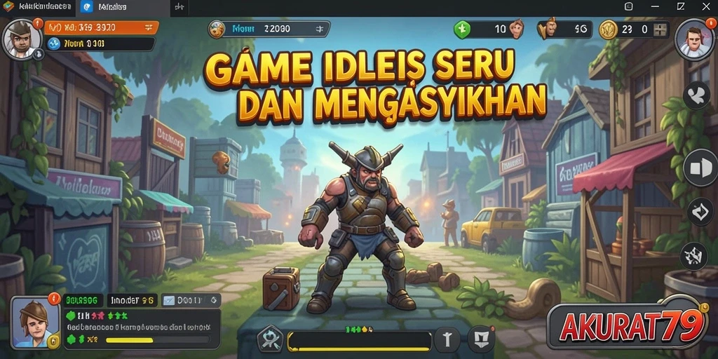 Tampilan gameplay menarik dalam AKURAT79 dengan fitur Idle.