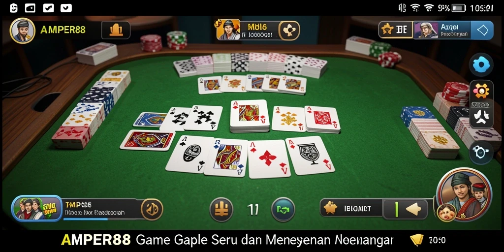 Tampilan gameplay AMPER88 yang seru dan interaktif.