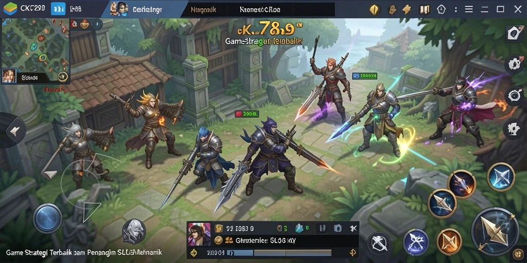Tampilan gameplay strategis di CK789 yang menawan dan mendalam.