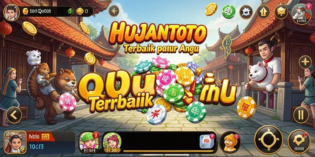 Tampilan screenshot permainan QiuQiu yang mendebarkan di HUJANTOTO.