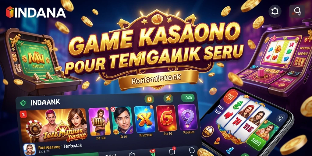 Screenshot gameplay INDAAA menampilkan keseruan bermain Kasino.