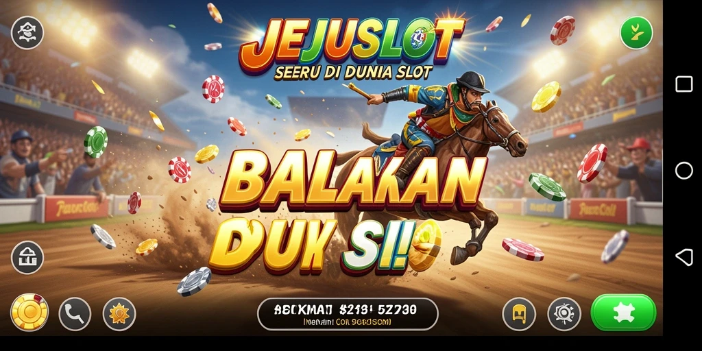 Tampilan menegangkan dari balapan seru di JEJUSLOT.