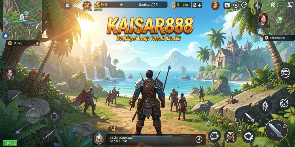 Tampilan gameplay menakjubkan di dunia terbuka KAISAR888.