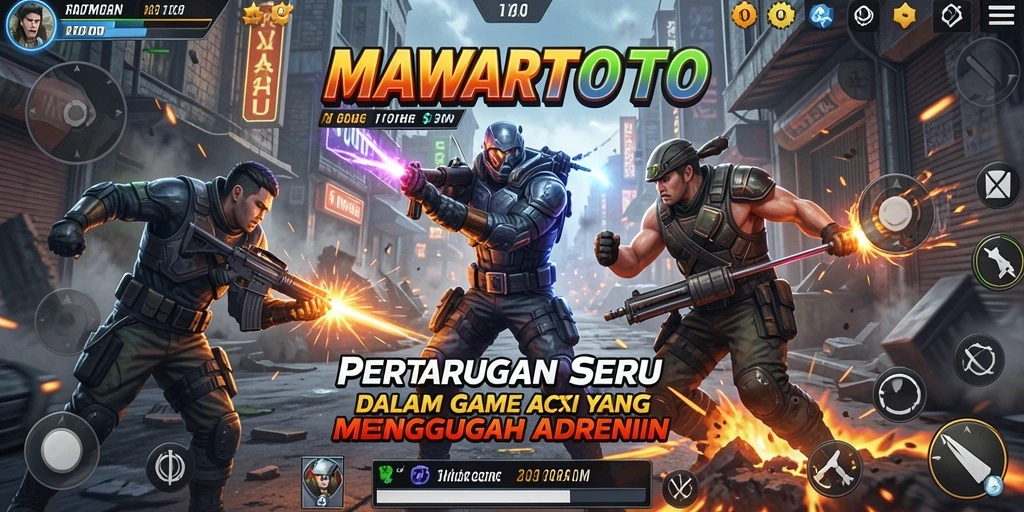 Gameplay seru MAWARTOTO dengan aksi bertarung yang mendebarkan.