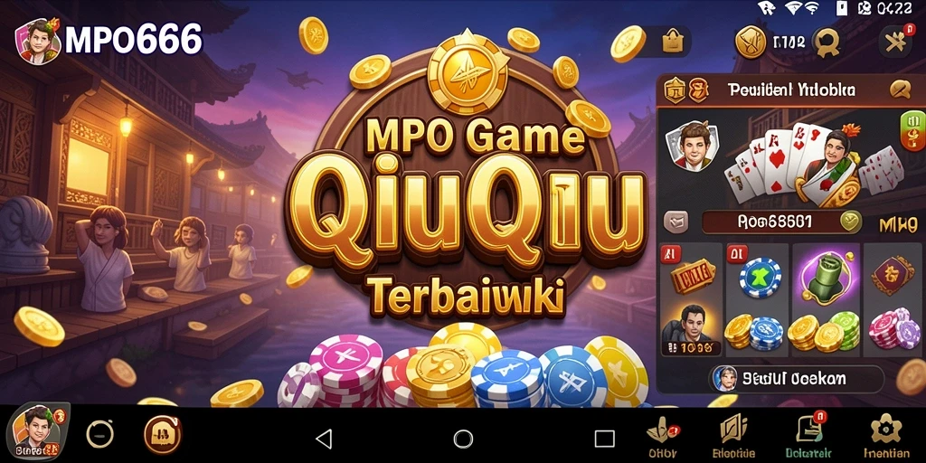 Tampilan gameplay QiuQiu yang menarik dan interaktif.