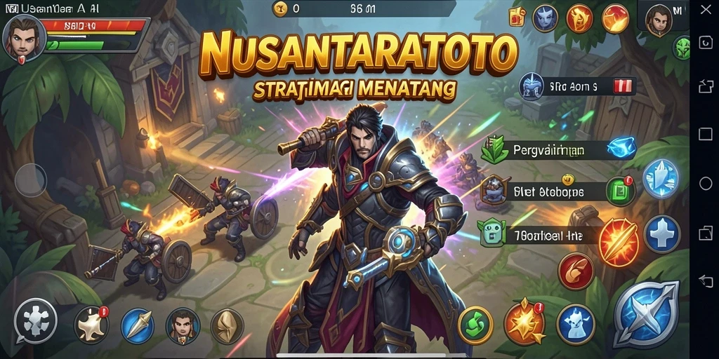 Tangkapan layar gameplay NUSANTARATOTO yang menunjukkan strategi yang mendalam.