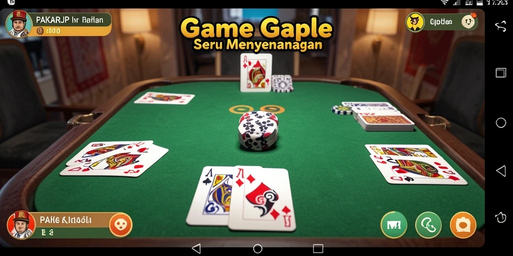 Gameplay seru dan mendebarkan dalam PAKARJP.