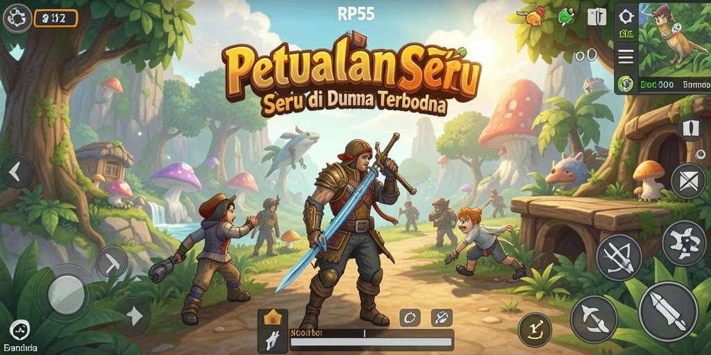 Tangkapan layar gameplay yang menampilkan eksplorasi dunia terbuka.