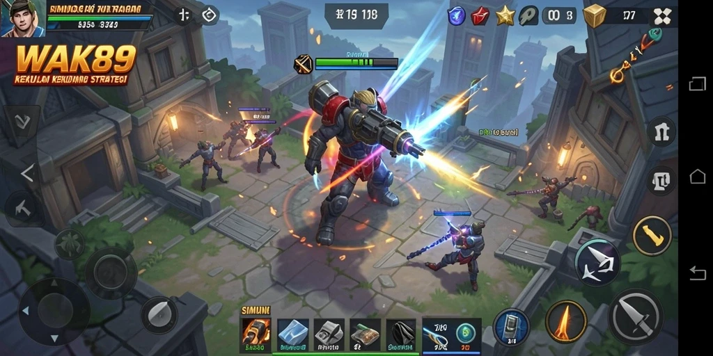 Gameplay menarik dalam WAK89 dengan elemen strategi SLG.